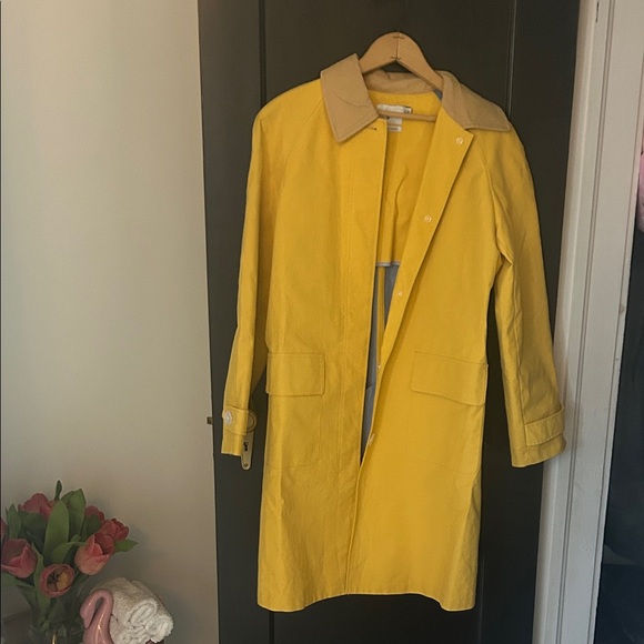 Isaac Mizrahi Jackets & Blazers - Isaac Mizrahi Yellow Trench Coat